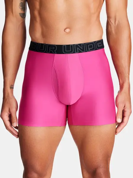 Under Armour Boxerky M UA Perf Tech 6in 1pk-PNK - Pánské