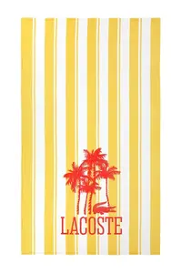 Lacoste  Bavlněný plážový ručník  LFANCY 100 x 170 cm