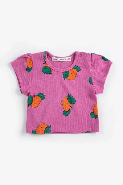 Bobo Choses Kojenecké tričko Bobo Choses Tangerine