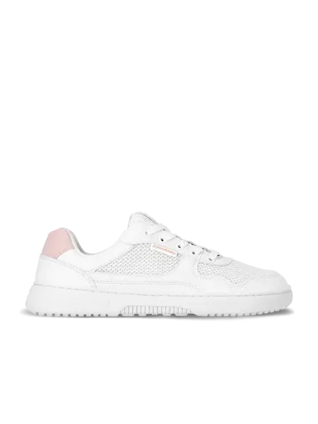 Barefoot tenisky Barebarics Zing - Fresh - White & Coral Pink