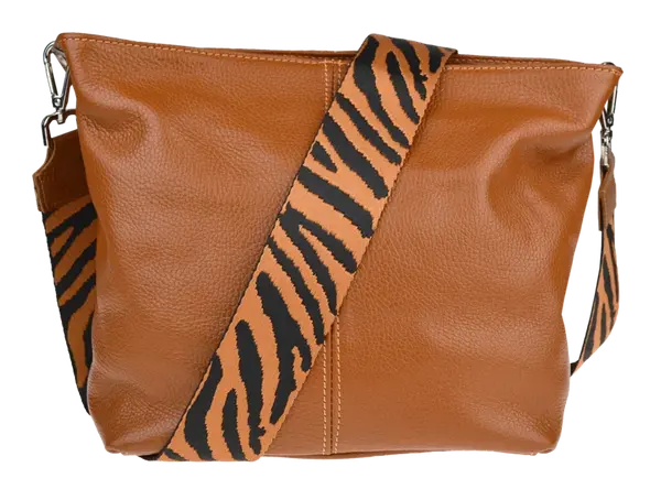 NovaKabelka.cz Prisca Camel s přídavným popruhem VI