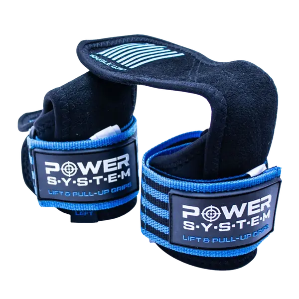 Power System Posilovací gripy Lift&Pull-Up Grips 3380 - modré
