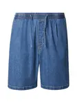 JACK & JONES Plisované rifle 'JJITONY'  modrá denim