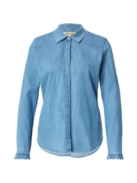 MOS MOSH Blúzka 'MMMattie Flip'  modrá denim