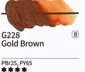 Kvašové barvy Mijello – 228 Gold Brown