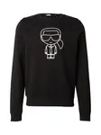 Karl Lagerfeld Mikina  čierna / biela