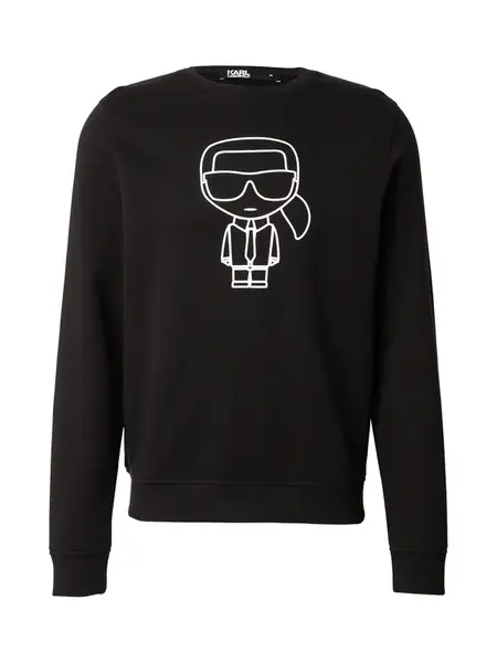 Karl Lagerfeld Mikina  čierna / biela