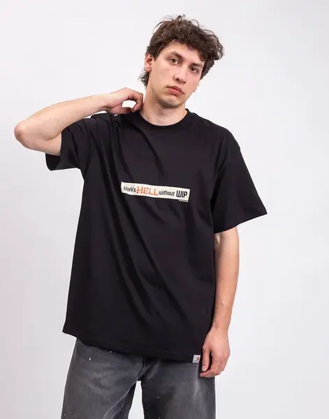 Tričko Carhartt WIP S/S Bumper Stickers T-Shirt Black