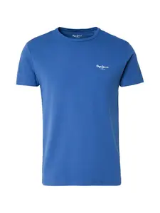 Pepe Jeans Tričko  modrá / biela