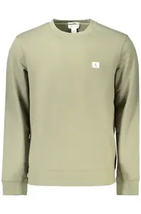 CALVIN KLEIN pánská mikina na zip, zelená