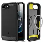 Spigen Rugged Armor MagSafe, iPhone 16e / 17e, černý