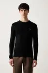 Guess tričko s dlouhým rukávem pánské bavlněné s elastanem