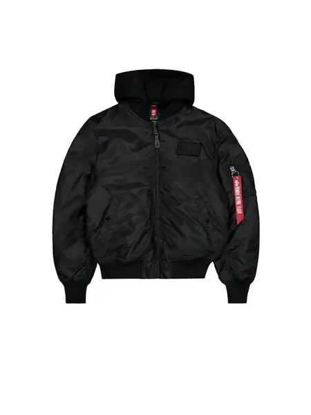 ALPHA INDUSTRIES Prechodná bunda 'MA-1 TT'  červená / čierna / biela