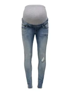 Only Maternity Džínsy 'Olmblush'  modrá denim