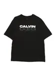 Calvin Klein Jeans Tričko  čierna / biela