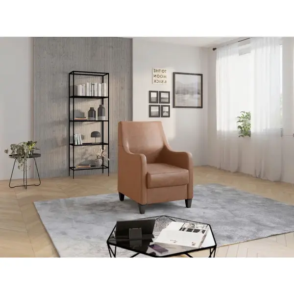 Sit & More KŘESLO, textil, koňaková