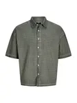 Jack & Jones Plus Košeľa  tmavosivá / čierna