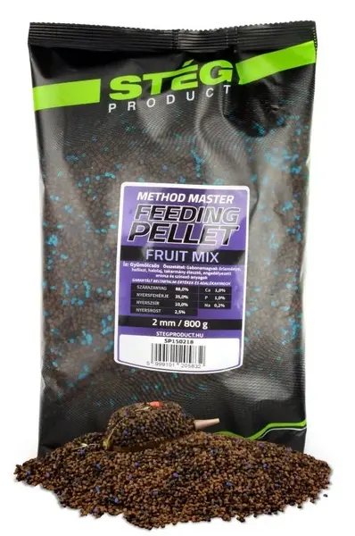Stég pelety feeding pellet 800 g 2 mm - fruit mix