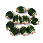 Handmade Millefiori Glass Barrel Beads