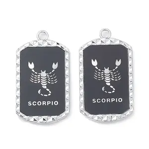 Alloy Twelve Constellations Series Big Pendants