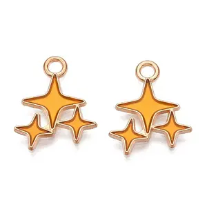 Alloy Enamel Pendants