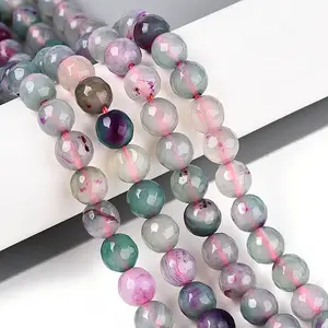 Natural Agate(Dyed & Heated) Beads Strands