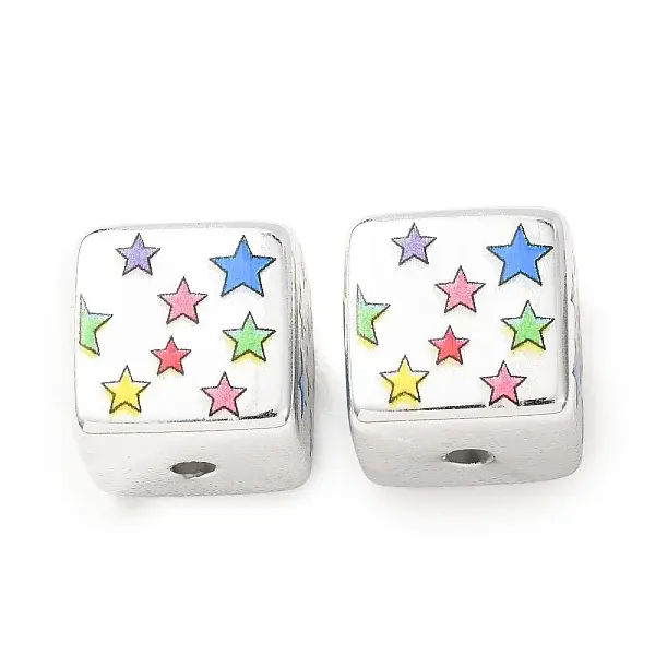 Printed Plating Acrylic Beads
