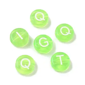 Transparent Acrylic European Beads
