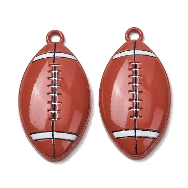 Baking Paint Alloy Pendants