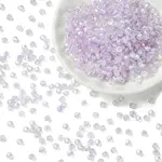 70G Transparent Spray Painted Glass Beads