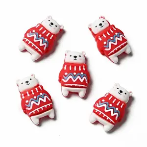 Opaque Christmas Resin Cabochons