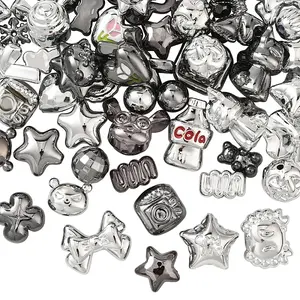 120G Electroplate Opaque Acrylic Beads
