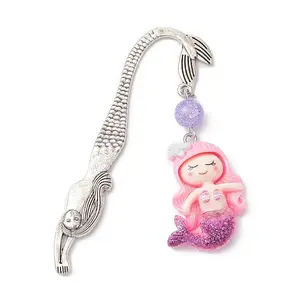 Mermaid Resin Pendant Bookmarks