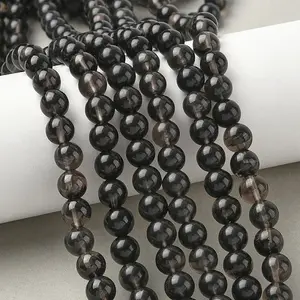 Natural Ice Obsidian Beads Strands