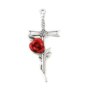 Alloy Plastic Pendant Rhinestone Settings