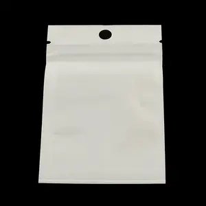 Pearl Film Plastic Resealable Packaging Bags