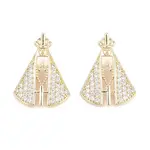 Religion Brass Micro Pave Clear Cubic Zirconia Pendants