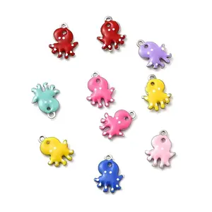 304 Stainless Steel Enamel Charms