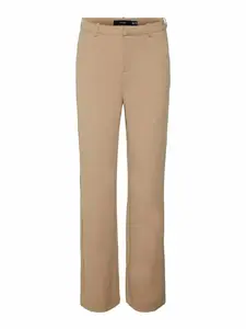 VERO MODA Nohavice 'ZAMIRA'  svetlohnedá
