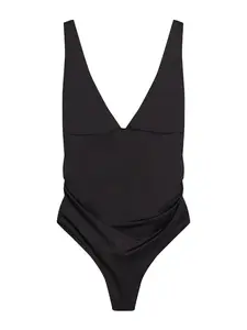 Bershka Košeľové body  čierna