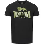 LONSDALE Tričko  svetlozelená / čierna