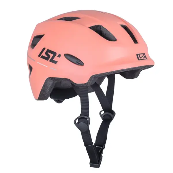 Dětská cyklo přilba s LED světlem ISL Lumitto Blush Pink XS (48-54)