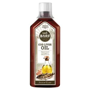 CANVIT BARF Olej z tresčích jater pro psy 500 ml