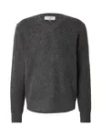 DAN FOX APPAREL Sveter 'Devin'  sivá melírovaná