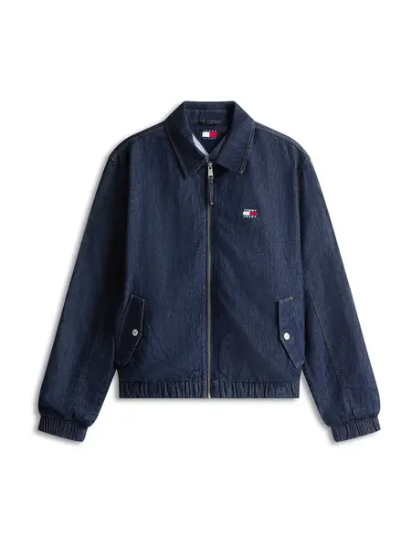 Tommy Jeans Prechodná bunda  tmavomodrá
