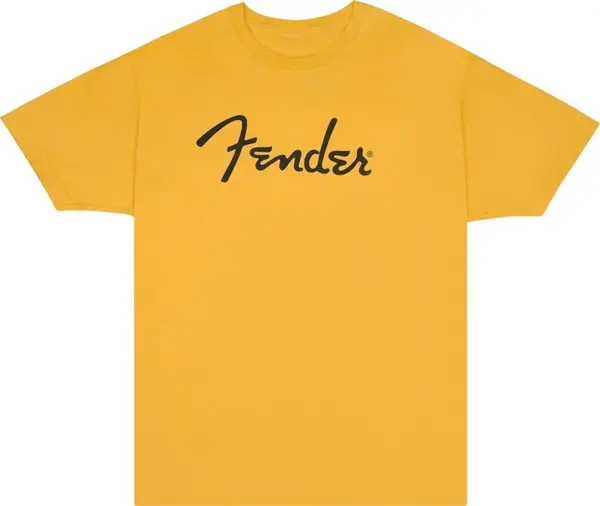 Fender Spaghetti Logo T-Shirt Butterscotch Blonde XL