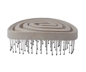 Ekologický kartáč na rozčesávání vlasů Eurostil Professional Nature Line - béžový