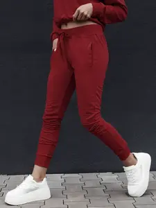Dámske bordové tepláky FITS