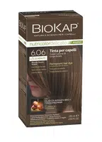 BIOKAP Nutricolor Delicato Rapid 6.06 Tmavá blond Havana barva na vlasy 135 ml