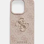 Obal na telefon Guess iPhone 16 Pro 6.3 růžová barva, GUHCP16L4GMGPI